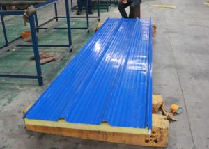 Quality Prefab House 100mm Fireproof Glass Wool Sandwich Panel wholesale