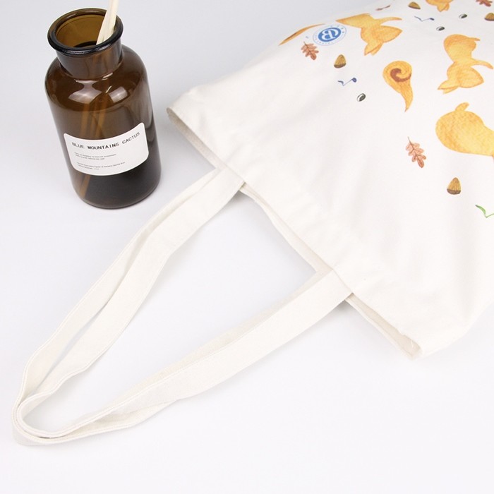 Handled Reusable Canvas Shopping Bags / Personalized Reusable Bags