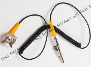Quality Yellow Black ESD Grounding Strap Stretching About 1.8M wholesale