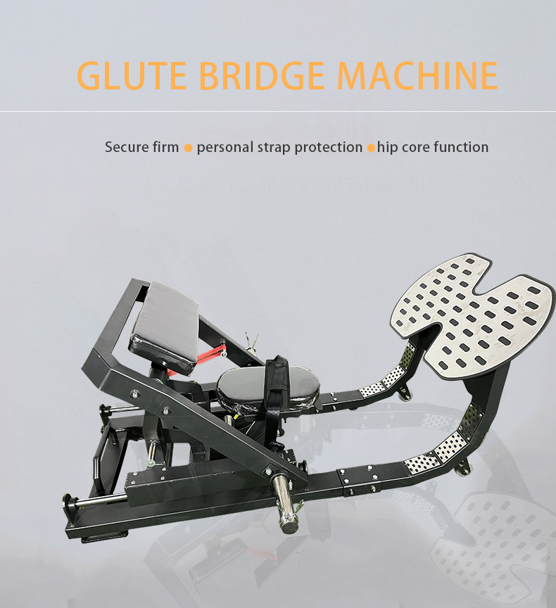 Plate Loaded Strength Equipment Glute Drive Barbell Hip Thrust Gym Fitness