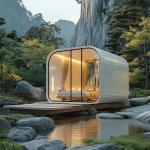 Apple Cabin Prefabricated House Mobile House Waterproof Steel Bedroom Bathroom