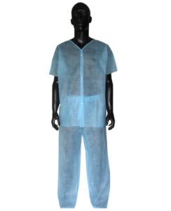 Quality Spa Disposable Scrub Suits Nonwoven Medical Protective Clothing Comfortable wholesale