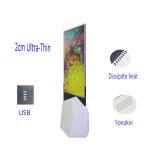 110W Android 55" 450cd/㎡ Free Standing Digital Signage