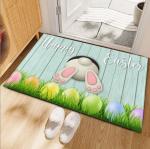 Children Playroom Rug Cartoon Rabbit Carpets For Entry-Exit Door