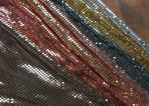 Quality Splendent 4MM Square Metal Sequin Fabric Decoration For Dresses / Garment wholesale