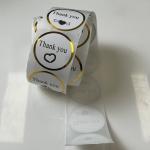 Custom Printing Vinyl Circle Label Sticker Roll Adhesive Waterproof