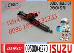 Common Rail DENSO Fuel Injector 095000-6270 095000-6274 For Diesel ISUZU 6UZ1 8