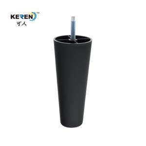 Quality KR-P0313 145mm Height Round Furniture Feet , Plastic Sofa Legs Replacement No Noisy wholesale