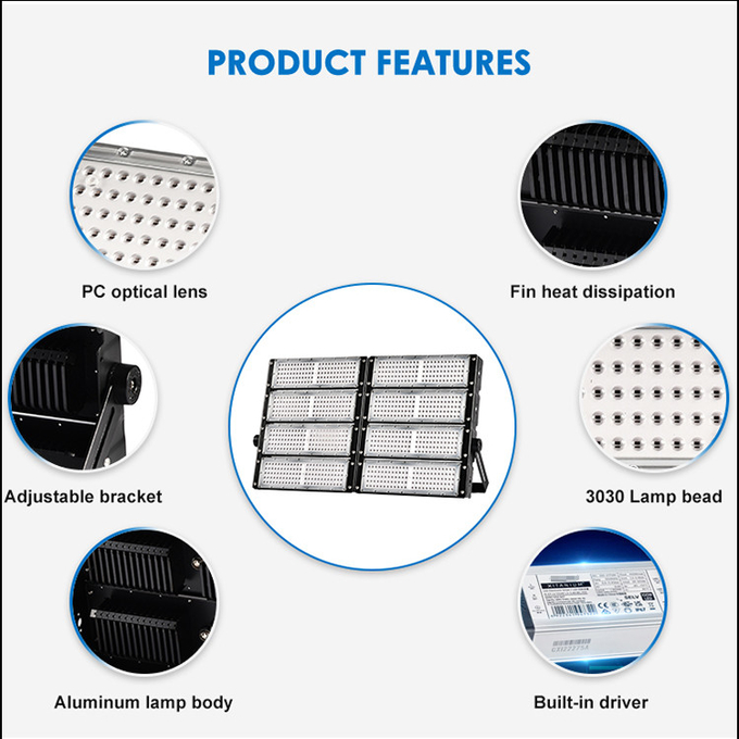 OEM ODM Sports Stadium Led Flood Lights For Football Fields