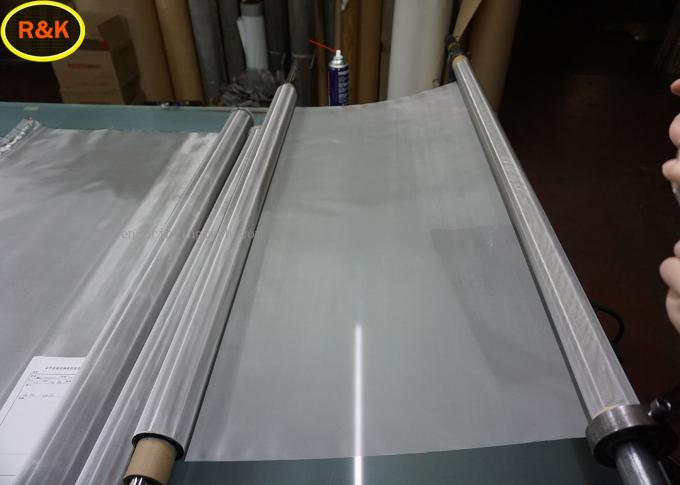 Silver Color Stainless Steel Filter Wire Mesh / Stainless Steel Micro Mesh Screen