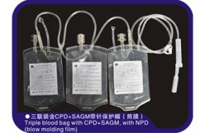 Quality Tubular Film Medical Blood Bags 350ml-500ml CPD Anticoagulant wholesale