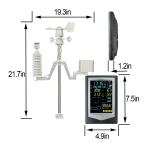 OEM Portable Wireless Color Screen Forecast Weather Station Professional