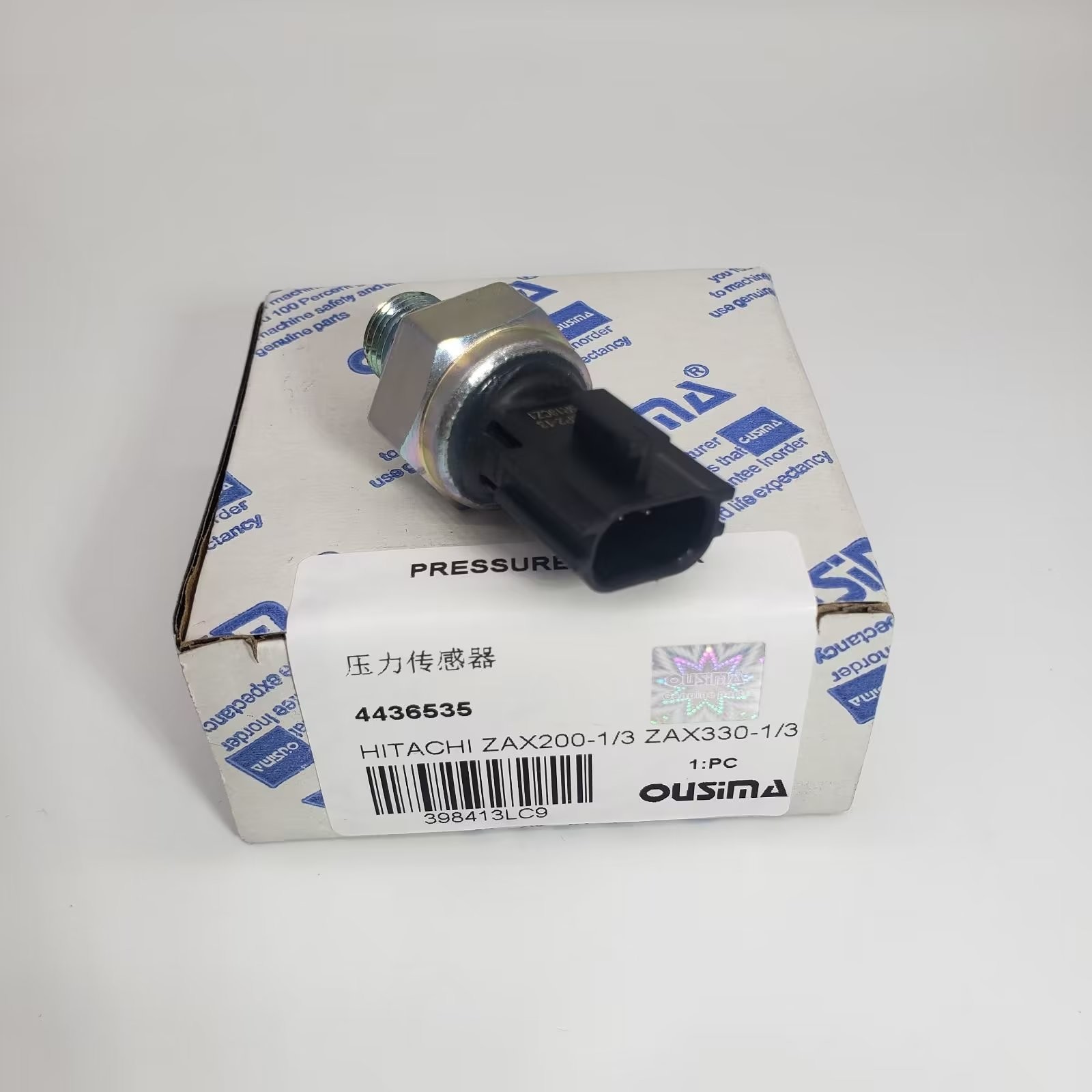Oil Pressure Sensor 4436535 For Hitachi ZAX200-1 ZAX200-3 ZAX330-1 ZAX330-3
