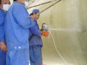 Quality resin spray machine with fiber chopper wholesale