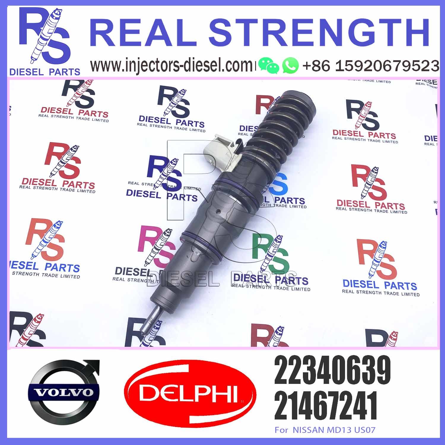 New Fuel Injector BEBE4G15001 22340639 fits for FH 2.8 Diesel Engine more