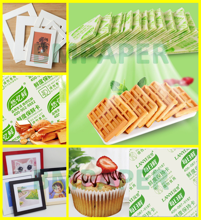  0.7MM 0.9MM Bleached White Uncoated Paper For Food Fresh Card 450 x 630mm