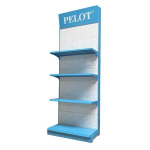 Quality Metal Convenience Store Gondola Shelving Slide Supermarket Display Shop Rack wholesale