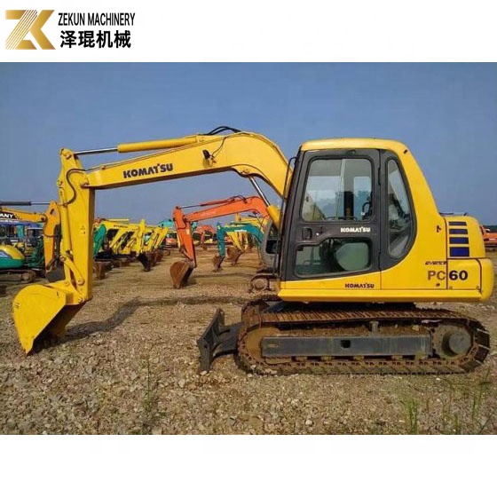 6200 KG Machine Weight Used Komatsu PC60-7 Excavator From Japan Original Hydraulic Pump