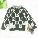 Children's autumn boys' jacquard knitted sweater Polo shirt baby spring and