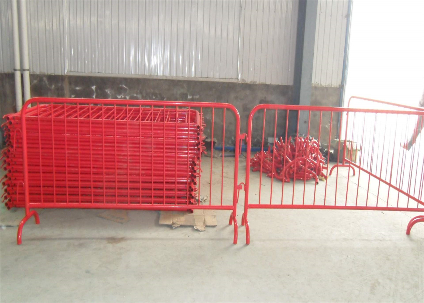 crowd barrier / hot sale used concert metal crowd control barriers 1.1M height x 2.5M width 35mm tube