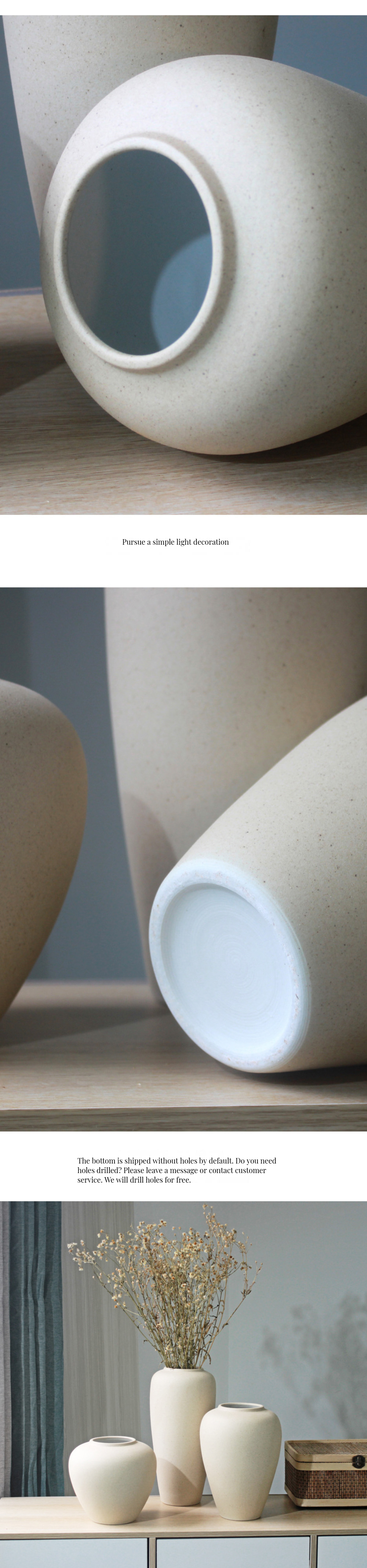 Modern Age Hydroponic Ceramic Vase for Special-Shaped Geometric Flower Arrangement