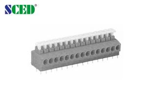 Quality 10Amp 3.81mm Spring Cage Terminal Block Connector Single Deck UL CE wholesale