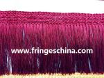 Fluorescent color high quality OEM decorative gimp fringe for curtain decoration