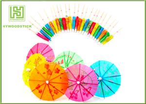 Quality Creative Decorative Food Toothpicks 10mm Umbrella Drink Sticks For Cup Cake wholesale