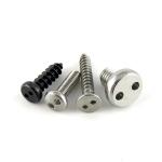 Stainless Steel Snake Eyes Self Tapping Anti-theft Screws for INCH Measurement