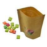Meat Printable PET 160g Kraft Stand Up Pouch