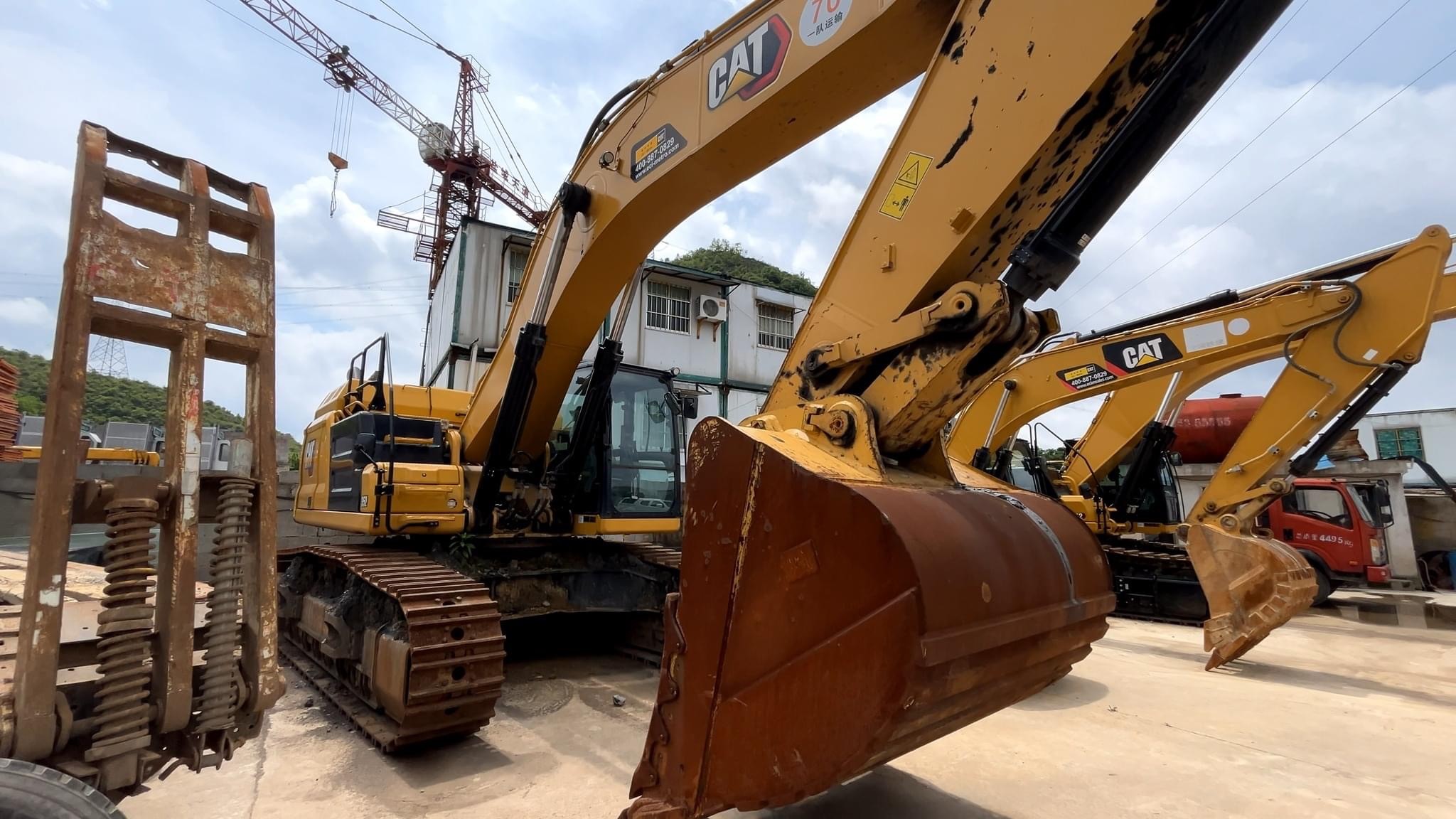52 Ton Used Caterpillar Crawler Mining Excavator Cat 352 With 3.21 M³‌ Bucket Capacity Heavy Equipment