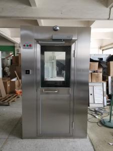 Quality SUS201 Personnel Air Shower Clean Room 25m/S 1500W Automatic Sliding wholesale