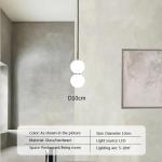 Glass Pendant Light Post-modern Pendant Lamp Bedside Living Room stairwell