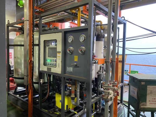 1500L/D Seawater Reverse Osmosis Equipment For Drilling Platforms, Offshore