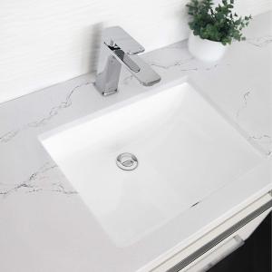 Quality Stains Resistant Ada Bathroom Sink 17&quot; Rectangular Undermount Bathroom Sink 500mm wholesale