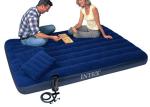Wear Resistance Inflatable Bunk Bed With Electric Build In Pump PVC Material