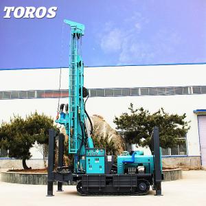 Quality YUCHAI Engine Diesel Powered 300mm Water Well Drilling Rig 7000kg Weight wholesale
