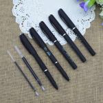 Gel pen,Promotional gel-ink pen with cap,black rubber gel-ink pen,