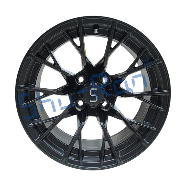 Shuran New 14'' Rims Matte Black Aluminum Golf Cart Wheel 14x7 Universal 4 Bolt