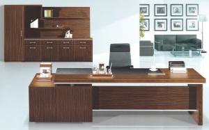 Quality modern big boss wood office table furniture in warehouse wholesale