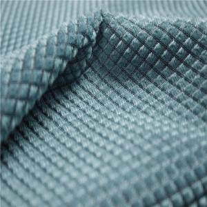 Quality Fashion Textile Upholstery Fabrics / Plain Velvet Upholstery Fabric wholesale
