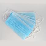 Non Woven Blue Disposable Surgical Masks For Health Care , Eco Friendly