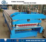 1000mm Width Corrugated Steel Forming Machine 8T Weight