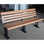 Wood Plastic WPC Bench Waterproof WPC Garden Chair Low maintenance