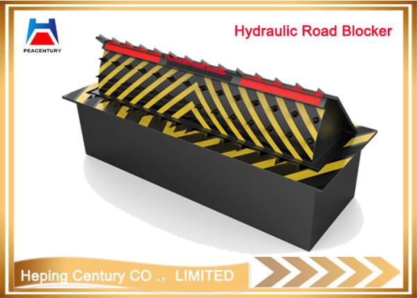 Outdoor in ground bollard hydraulic type automatic rising road bollards Factory