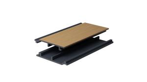 Quality ROSH 2.9M Wood Plastic Composite Cladding 174 X 21 Wpc Wall Panel Outdoor Furniture wholesale