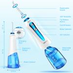 Rechargeable Cordless Water Flosser Hf 9 With 2500mAh Battery