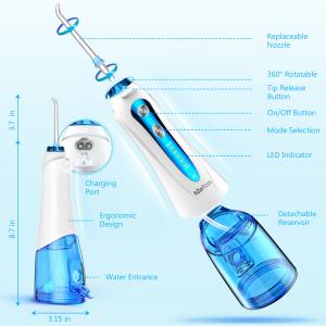 Quality Dental Water Jet Flosser Rechargeable For Braces And Anti Leakage wholesale