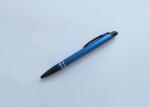 Popular clips Aluminium bar Brushed Metal Promotion Pen with Laser Logo (M112)