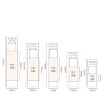 Clear Airless Pump Spray Bottle , Clear Vacuum Pump Bottle Cosmetic